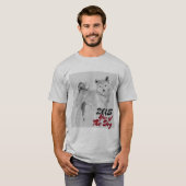 2018 Jaar van het schilderij G Mannen Shirt (Voorkant volledig)