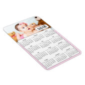 2018 Kalender Gepersonaliseerde Baby Meisje Fotoma Magneet (Rechterzijde)