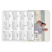 2018 kalender gepersonaliseerde paar foto magneet (Horizontaal)