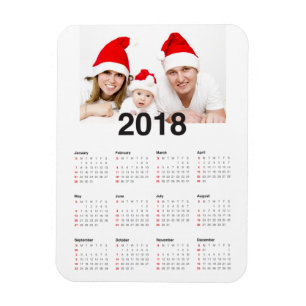 2018 Kalender met Foto Magneet