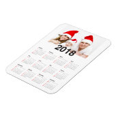 2018 Kalender met Foto Magneet (Linkerzijde)