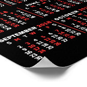 2018 Kalender (zie beschrijving voor nieuwe versie Poster (Hoek)