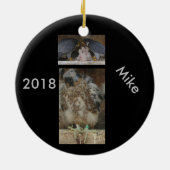 2018 Keramisch Ornament Mike (Achterkant)