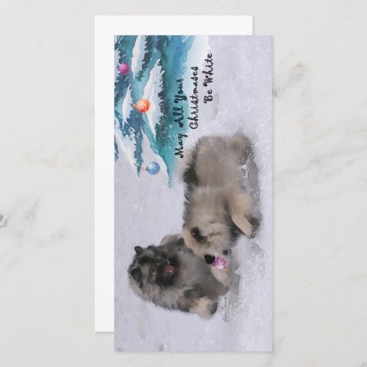 2018 Kerstkaart door Evasuik Custom Ontwerp (Voorkant / Achterkant)