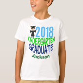 2018 Kindergarten Afstuderen aangepaste Kinderen T-shirt (Voorkant)