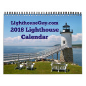 2018 LighthouseGuy.com Lighthouse Calendar Kalender (Hoes)