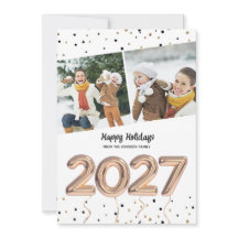 2018 Luchtballonnen | Kerstfeestdag | 2 Fotokaart