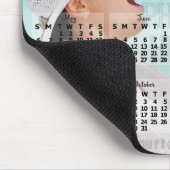 2018 Maandelijkse agenda zwart, foto toevoegen Tek Muismat (Hoek)