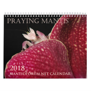 2018 Mantidforum.net Wall Calendar (Alternatief) Kalender