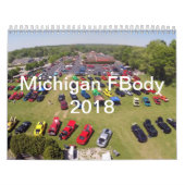 2018 Michigan FBody Calendar Kalender (Hoes)