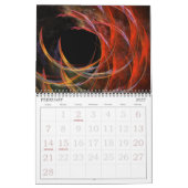 2018 moderne abstracte kunst kalender (Feb 2027)