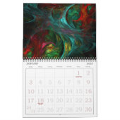 2018 moderne abstracte kunst kalender (Jan 2027)