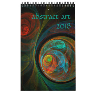 2018 Moderne Abstracte kunst Kalender