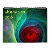 2018 Moderne Abstracte kunst Kalender (Hoes)