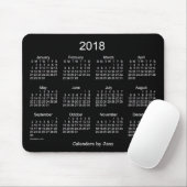 2018 Neon White Agenda van Janz Muismat (Met muis)