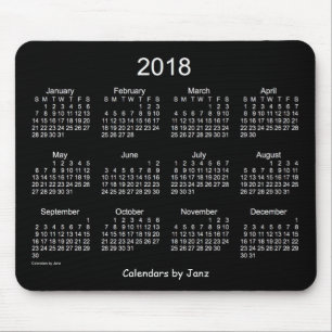 2018 Neon White Agenda van Janz Muismat