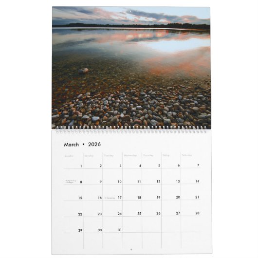 2018 Old Mission Michigan Calendar Kalender (Mar 2026)