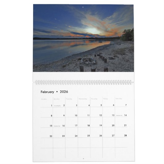 2018 Old Mission Michigan Calendar Kalender (Feb 2026)