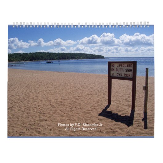 2018 Old Mission Michigan Calendar Kalender (Achterkant)