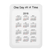 2018 One Day At A Time Rookkalender door Janz Magneet (Verticaal)
