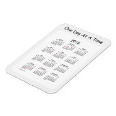 2018 One Day At A Time Rookkalender door Janz Magneet (Linkerzijde)