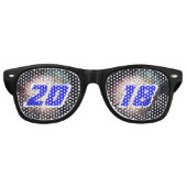 2018 Party Shades Retro Zonnebril (Voorkant)