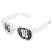 '2018' Party Shades Retro Zonnebril (Gekanteld)