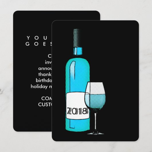 2018 Proost! Kaart (Voorkant / Achterkant)