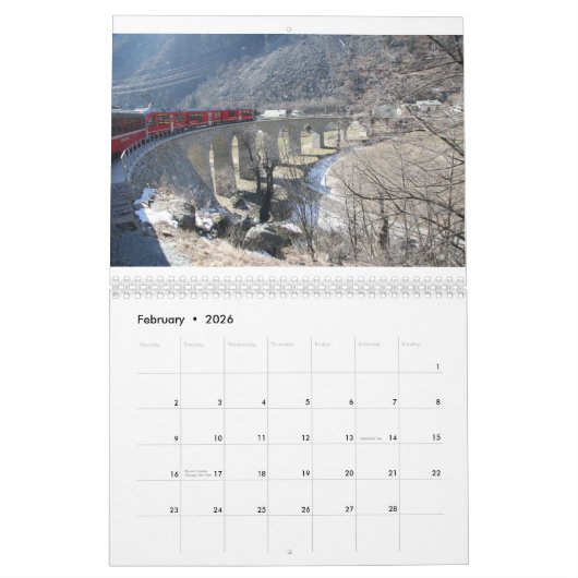 2018 Reizigersdienst Kalender (Feb 2026)