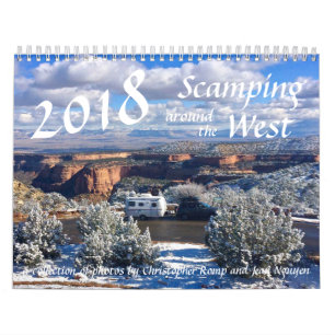2018 Rond de westelijke agenda Kalender