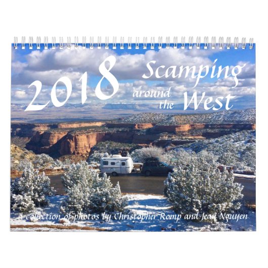 2018 Rond de westelijke agenda Kalender (Hoes)