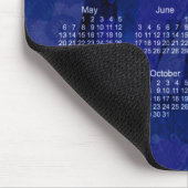 2018 Royal Blue Patchwork-kalender van Janz Muismat (Hoek)