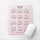 2018 Roze kalender door Janz-Muismat Muismat (Met muis)