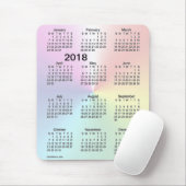 2018 Shimmer Large Print Calendar van Janz Muismat (Met muis)