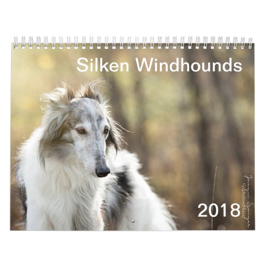 2018 Silken Windhounds (hoofdschoten) Kalender (Hoes)