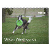 2018 Silken Windhounds (in actie) Kalender (Hoes)
