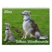 2018 Silken Windhounds (multiple dogs) Kalender (Hoes)
