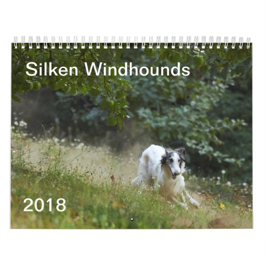 2018 Silken Windhounds (Running) 5 Kalender (Hoes)