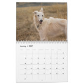 2018 Silken Windhounds (volledig lichaam) 3 Kalender (Jan 2027)