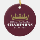 2018 State Fair Band Day Champions Ornament (Voorkant)