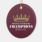 2018 State Fair Band Day Champions Ornament (Links)