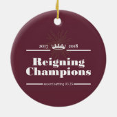 2018 State Fair Band Day Champions Ornament (Achterkant)