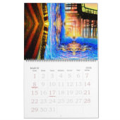 2018 Sunset Pier Wall Agenda Kalender (Mar 2026)