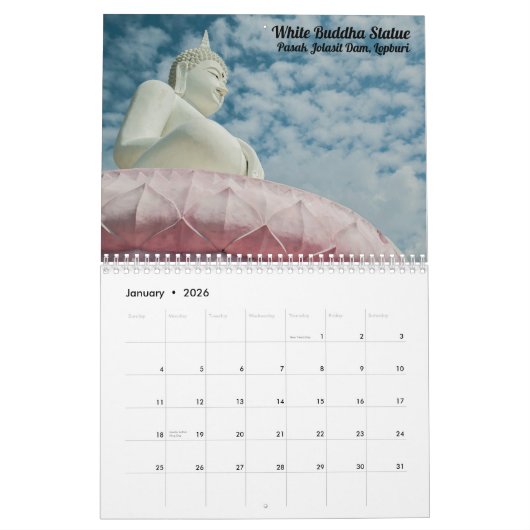 2018 Thailand - reiskalender Kalender (Jan 2026)