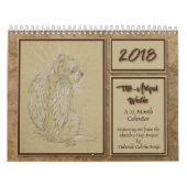2018 The Artful Westie 12 Maandbericht van Borgo Kalender (Hoes)