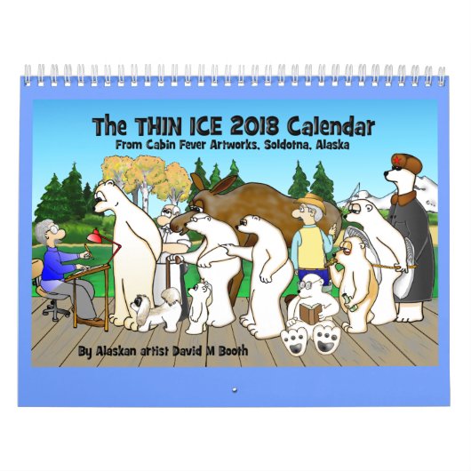 2018 Thin Ice Calendar Kalender (Hoes)