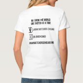 2018 Usk Chicago Schets Seminar T-shirt (Achterkant)