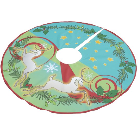 2018 Vakantiegeroep kerstboomrok Kerstboom Rok (Gekanteld)