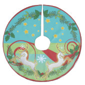 2018 Vakantiegeroep kerstboomrok Kerstboom Rok (Voorkant)