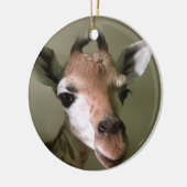 2018 Vakantievorming; Penny de Giraffe Keramisch Ornament (Links)